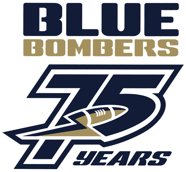 winnipeg blue bombers 2005 anniversary logo DTF transfer for t shirt